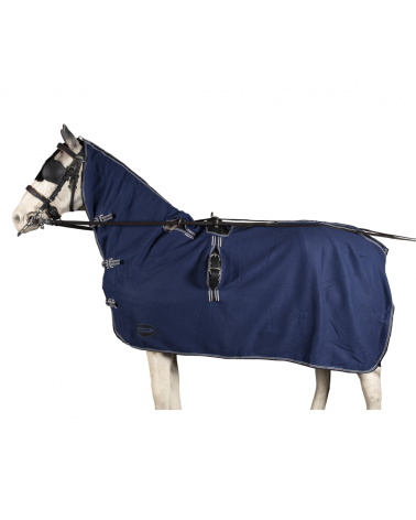 Derka polarowa z kołnierzem